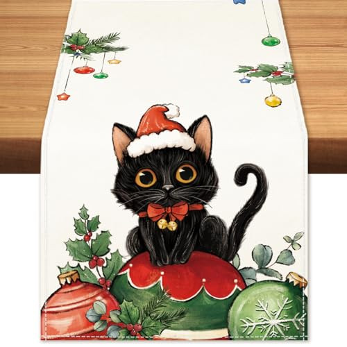 Christmas Black Cat