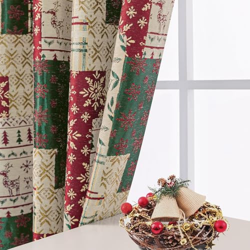 Red+green+beige(patchwork)