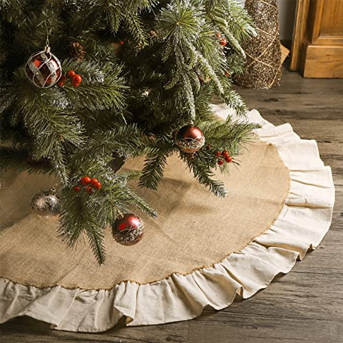 Natural Burlap Jute Tree Skirt
