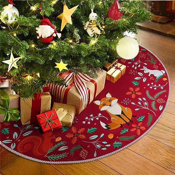 Burgundy Woodland Wreath