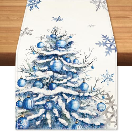 Winter Snowflakes Pine Tree