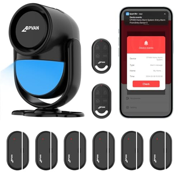 Home Alarm System Black