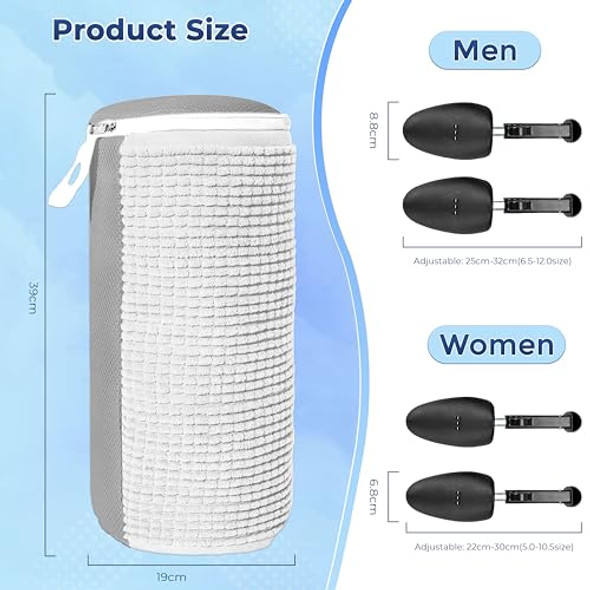 2Pcs White Grey & Trees