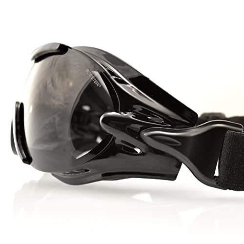 Gloss Black Frame./Smoked, Amber, & Clear Lens