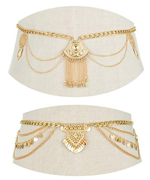 A:2pcs,Gold Tone