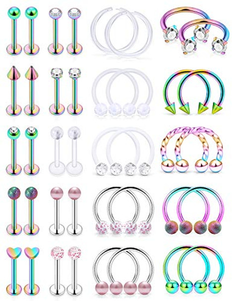 1--40pcs 16g rainbow