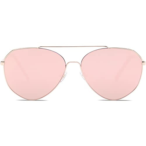 C03 Gold Frame/Pink Mirrored Lens