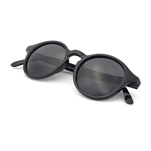 Hali Round - Black Frame / Black Lens