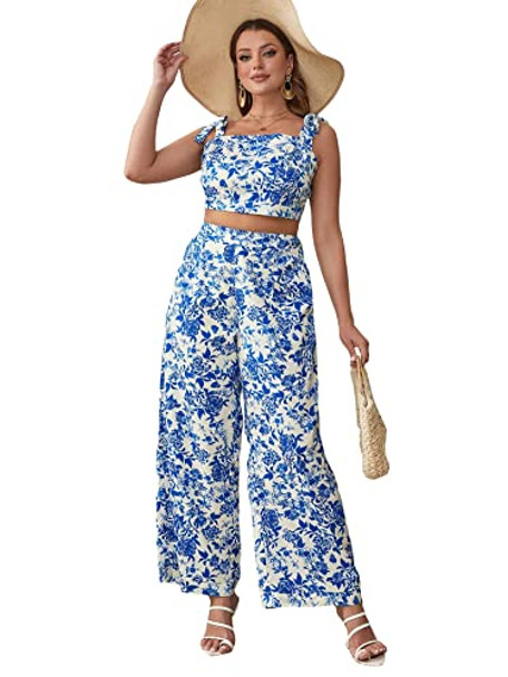 Blue Floral Plus