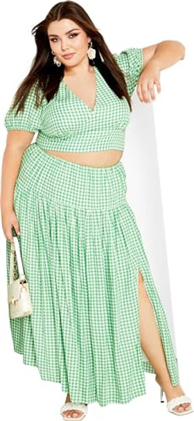 Green Gingham