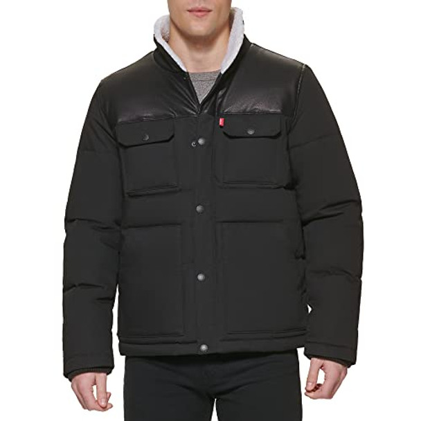 Black/Faux Leather Black/Faux Leather