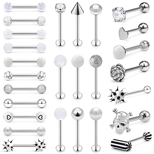 White, Surgical Steel