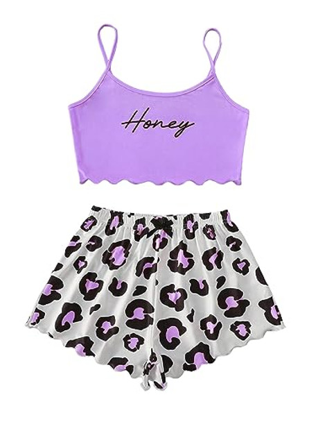 Purple and White Print