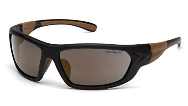 Antique Mirror Lens/ Black/Tan Frame