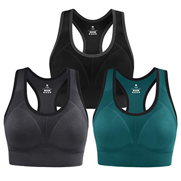 3 Packs-black+dark Gray+green