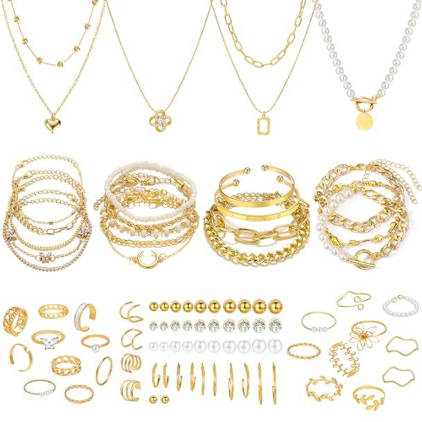 Gold Jewelry Set