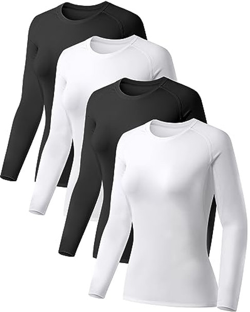 Long Sleeve-2black+2white