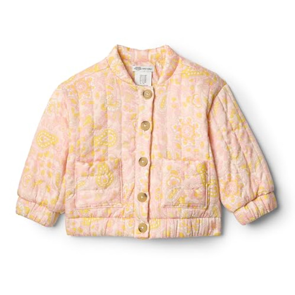 Shell Pink Ornate Paisley