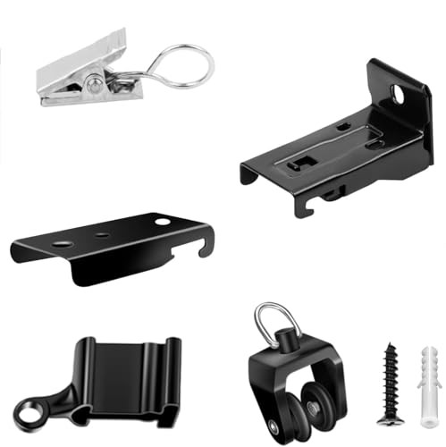 Black Curtain Track Accessories