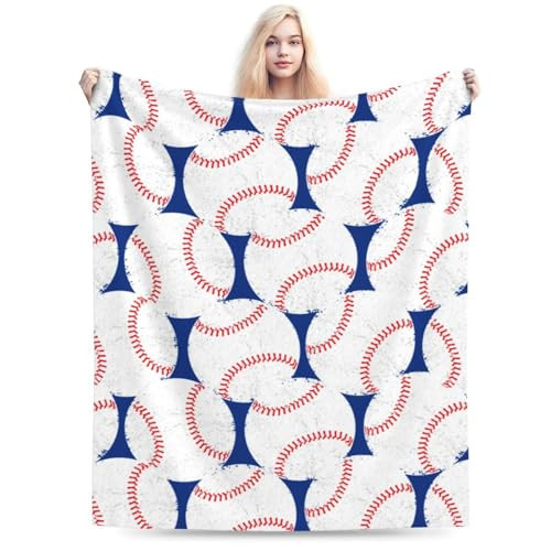 Baseball Ball Blue White