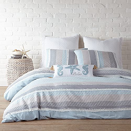 Blue,white,grey