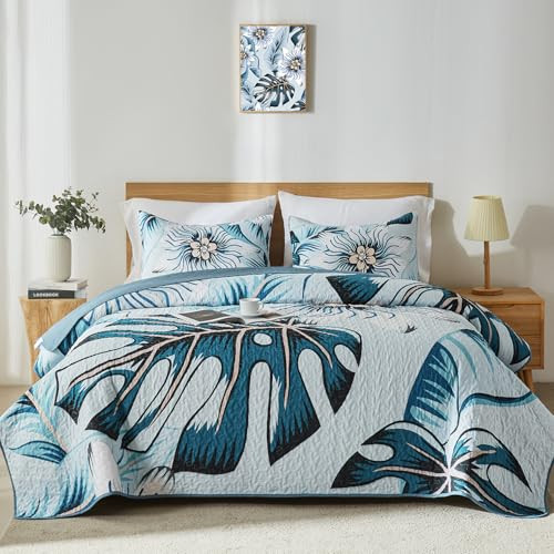 Blue White Botanical