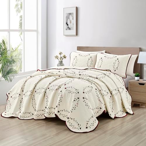 Ecru Base With Multi Colors of Embroidery