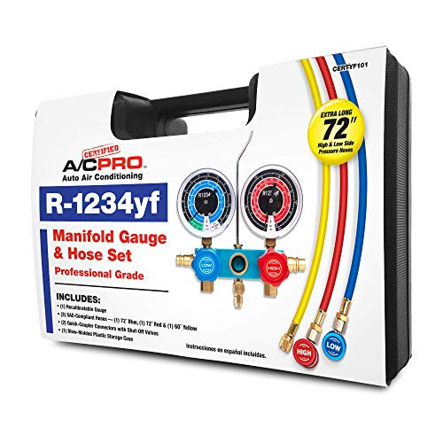 R-1234yf Manifold Gauge Set