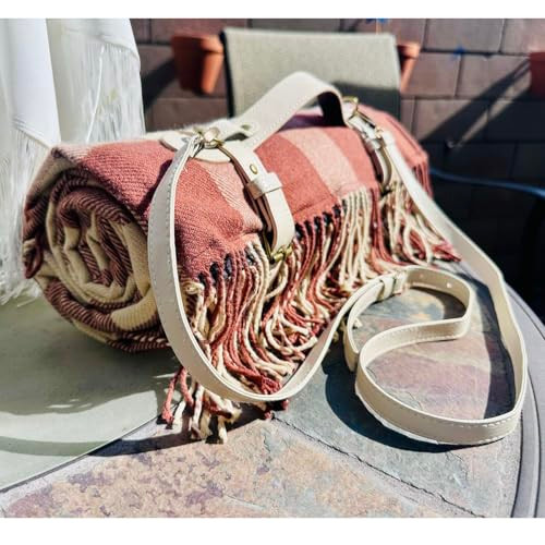 Latte With White Shoulder Strap