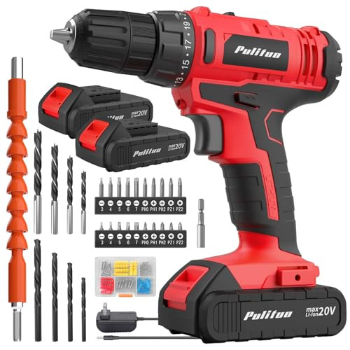 20v Drill (Red)- Double