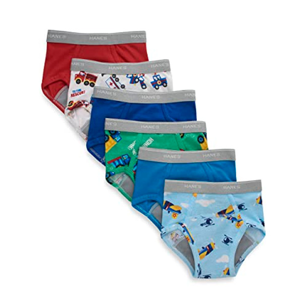 Briefs - Blue/Print Assorted - 6 Pack