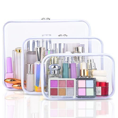 Clear With White Trim