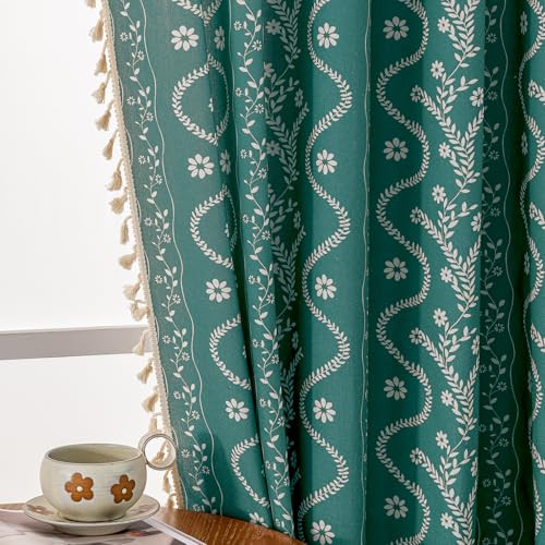 Teal(beige Floral)