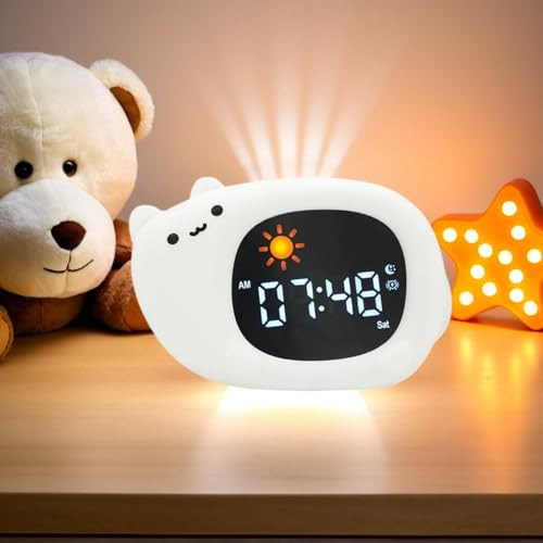 Owl Clock With 9 Light Colors