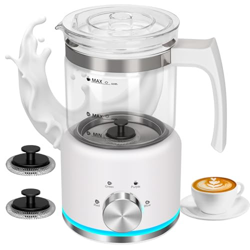 White Glass Milk Frother