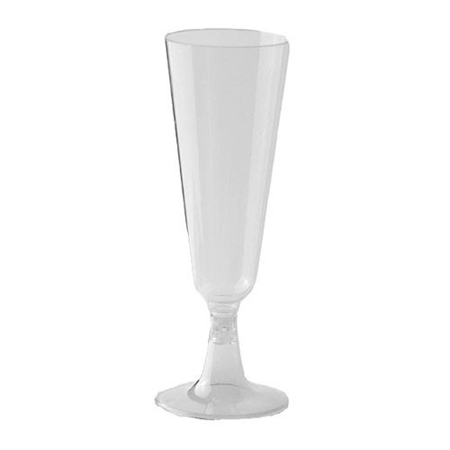 Buy Plastic Champagne Glasses Clear 150ml 15 Pack Discount Party