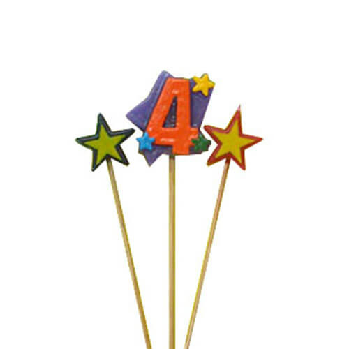 Set Of 4 Unscented Ball Candles - Multicolor Paraffin Wax, 3.25" Tall - Decorative Wax Melt Or Candle Set