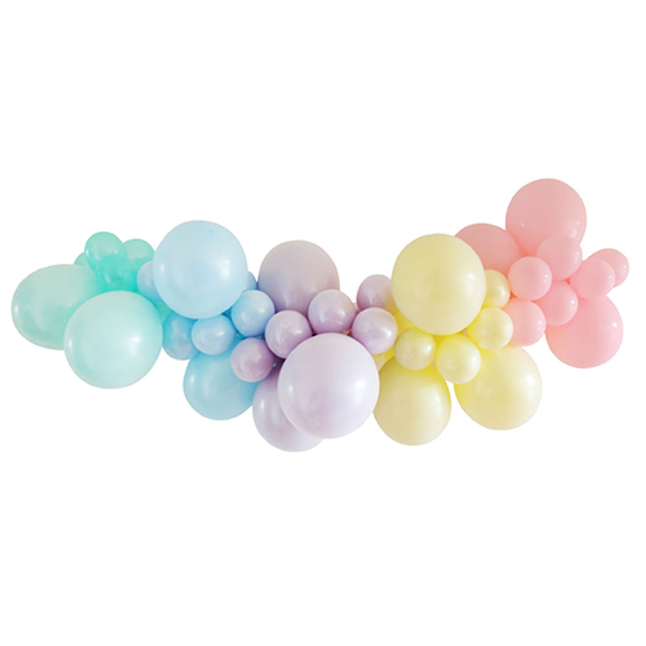 Balloon Garland Diy Kit Pastel Discount Party Warehouse Balloon Garland Diy Kit Pastel Discount Party Warehouse