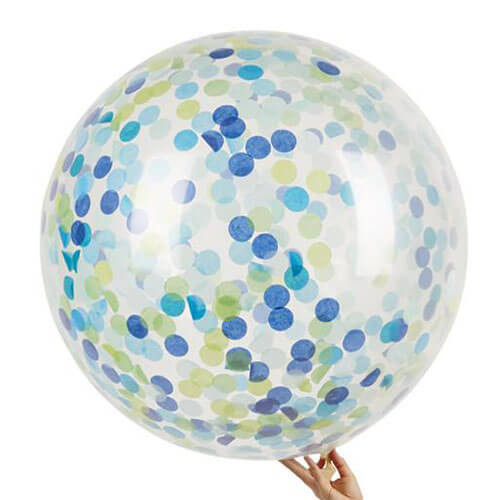 90cm Confetti Balloon Jumbo Handsome Discount Party Warehouse