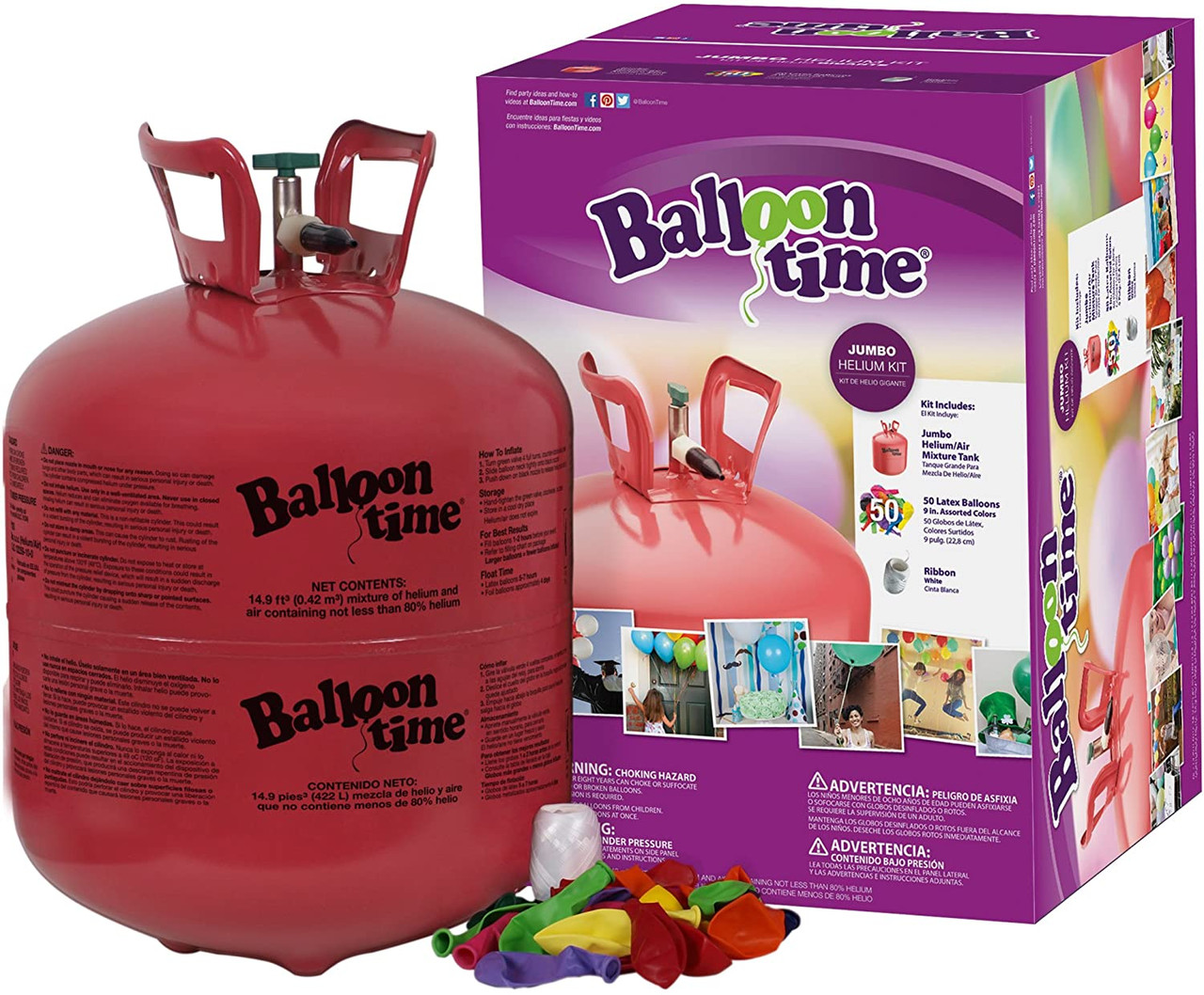 Balloon Kit (50 Balloons) | Discount Party Warehouse