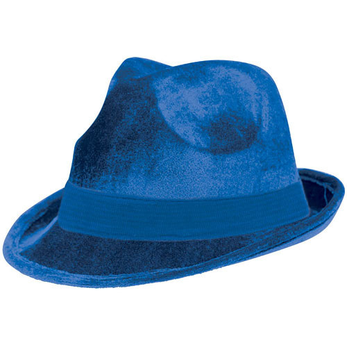 Blue Fedora Hat | Discount Party Warehouse