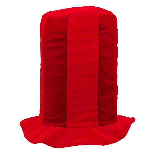 Red Tall Top Hat | Discount Party Warehouse
