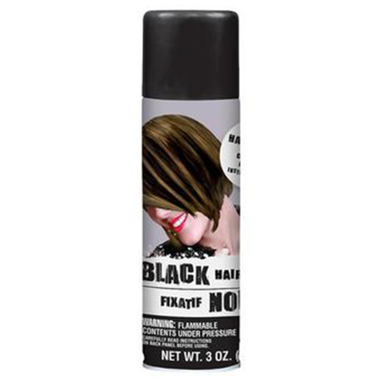 Black Hair Spray Discount Party Warehouse