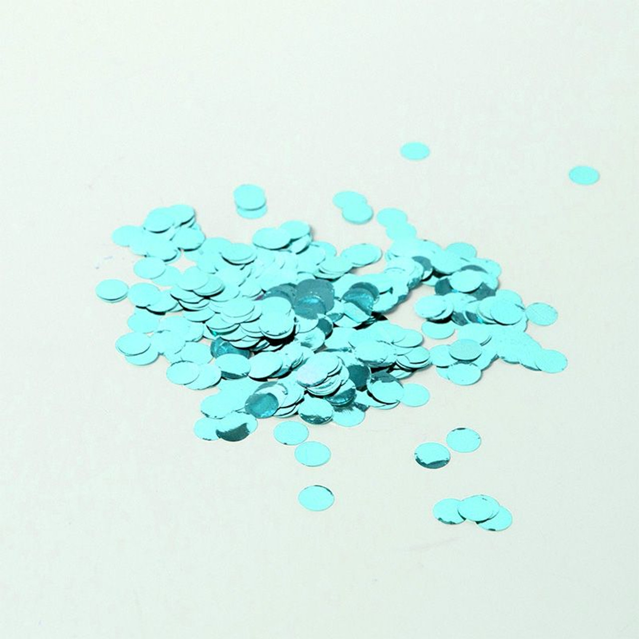 Metallic Teal Confetti - 1cm (250G) | Discount Party Warehouse