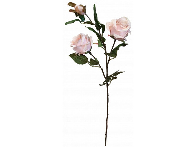 Artificial Light Pink Rose Spray Discount Party Warehouse