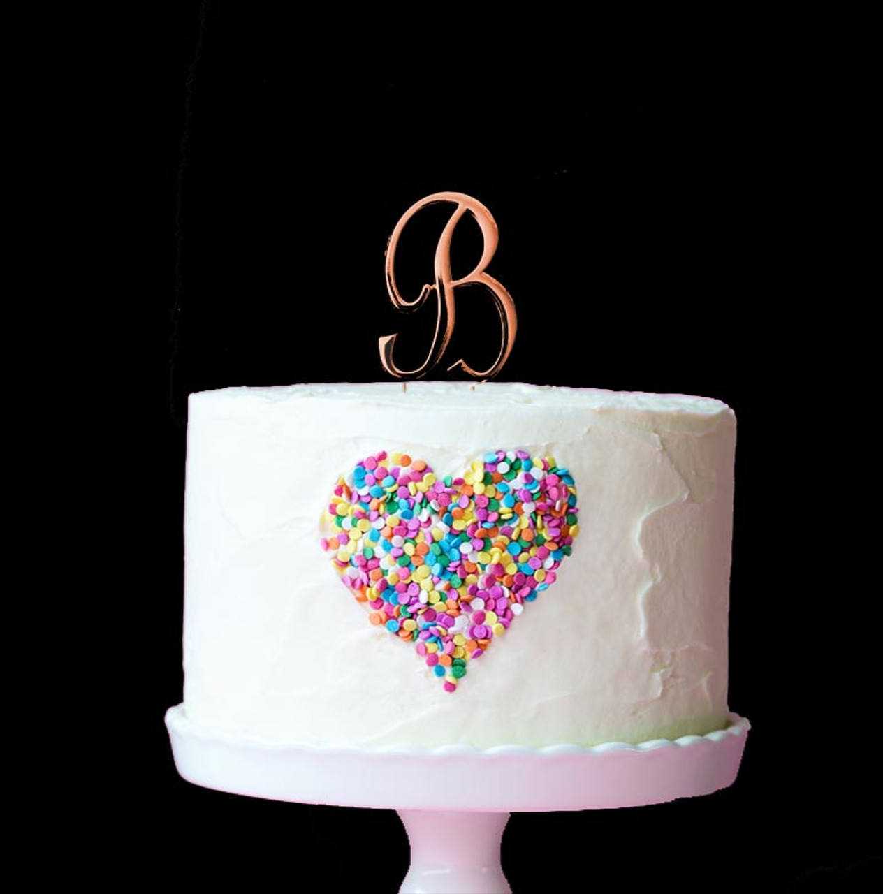 Letter Cake - Elegance in Calabasas, CA | D&Y Couture Flowers