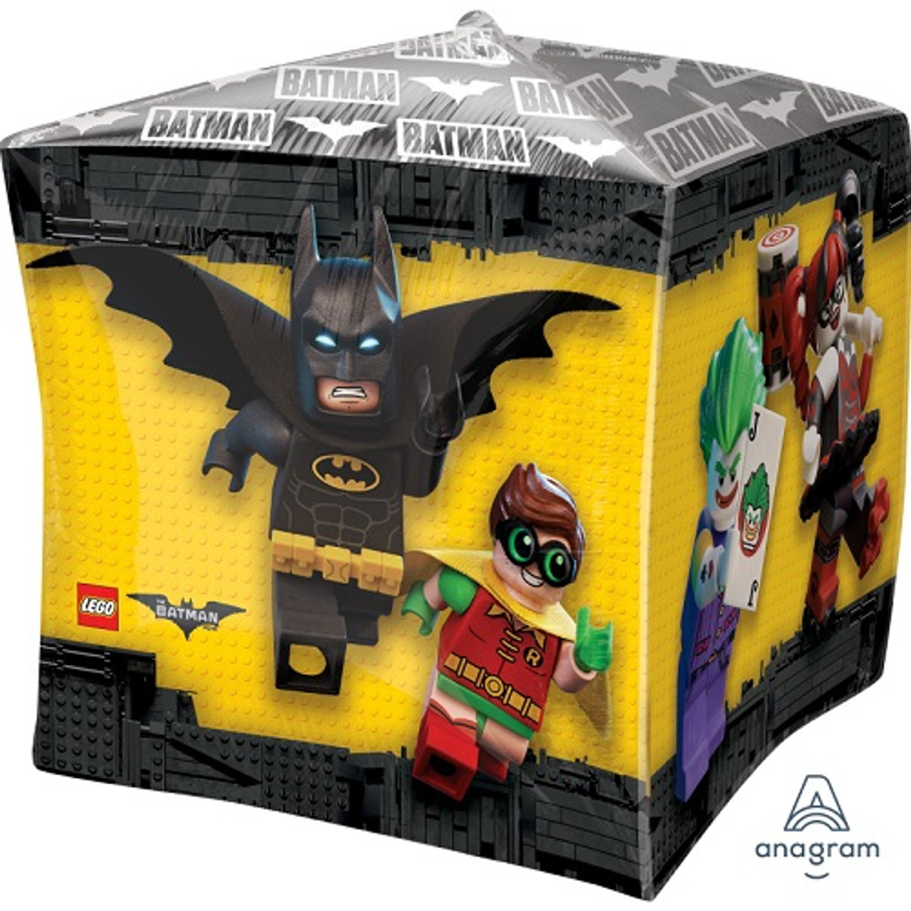Batman Lego Cubez Balloon - 38x38cm | Discount Party Warehouse