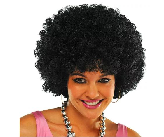 Afro Wig Black Discount Party Warehouse