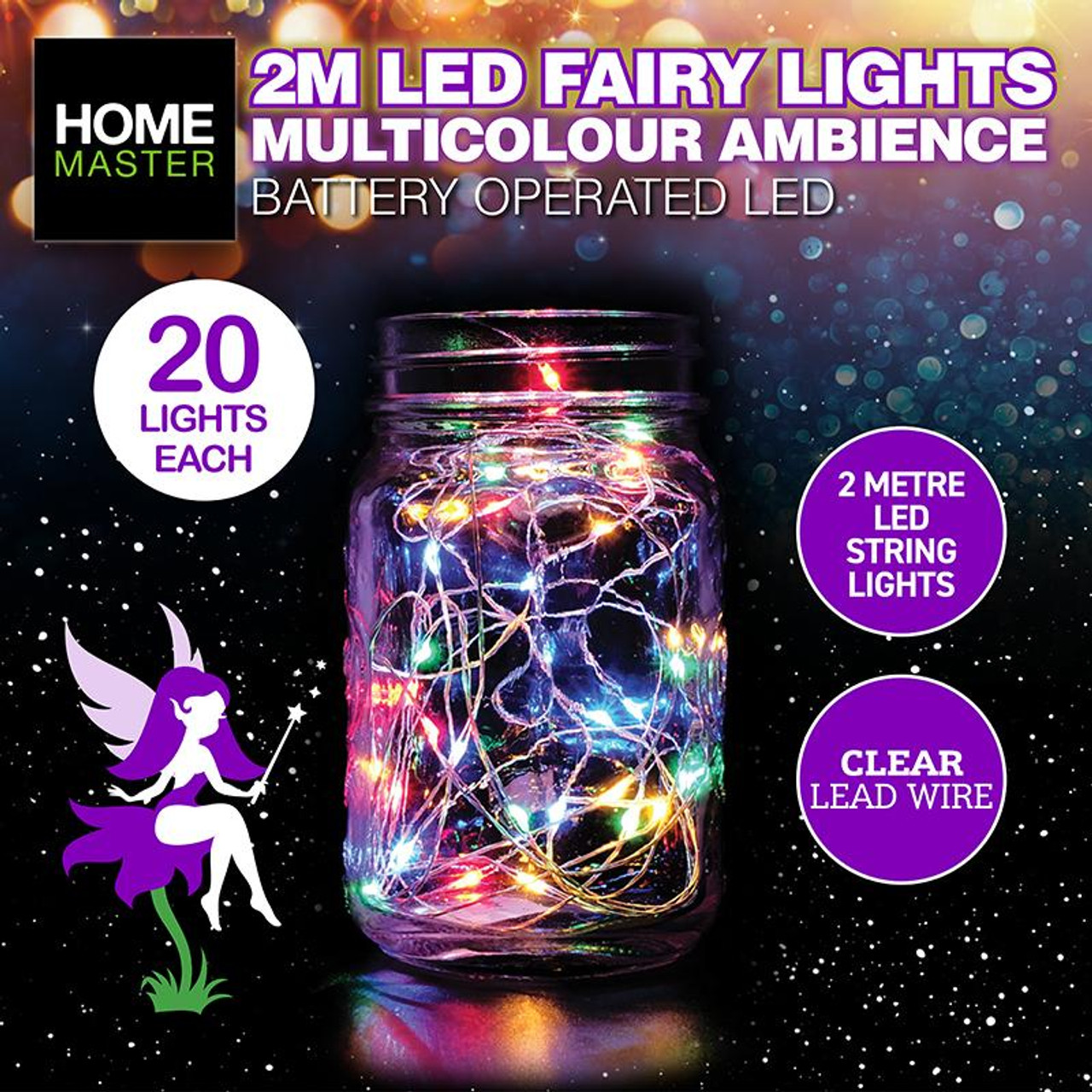 Buy Outdoor Fairy Lights Australia Shop for Multi Coloured Battery