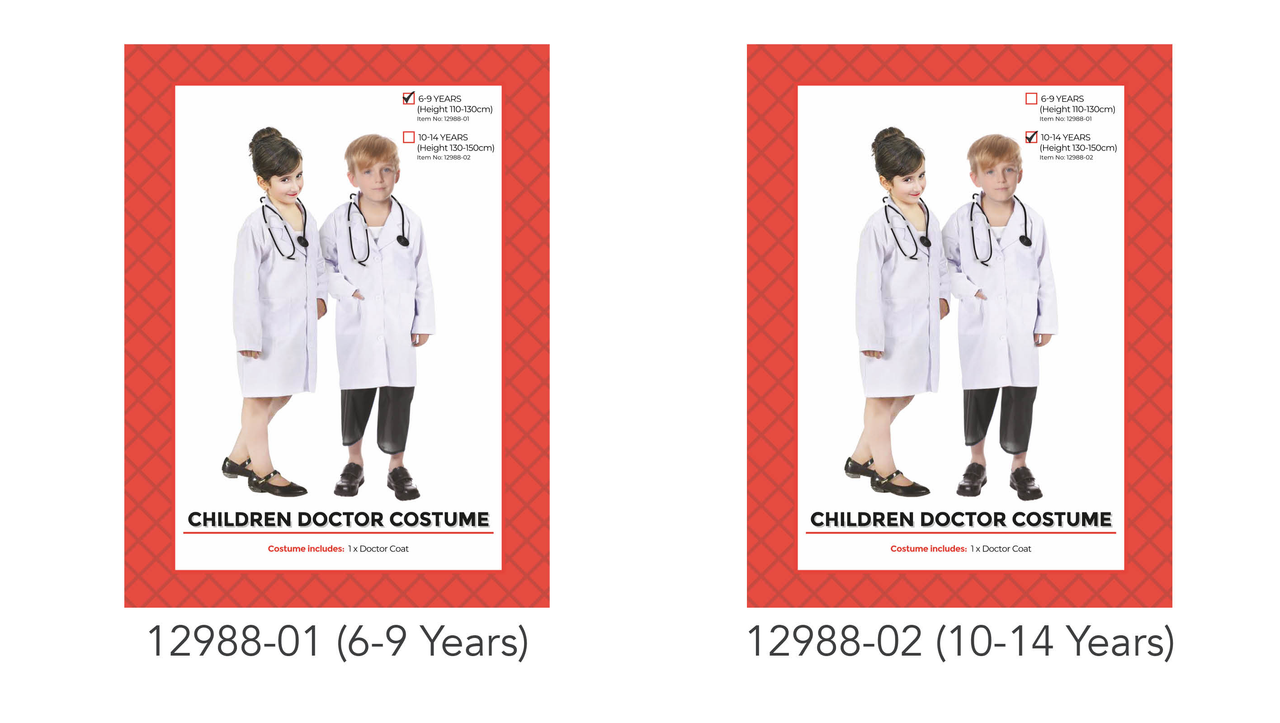 Children Doctor Coat Costume